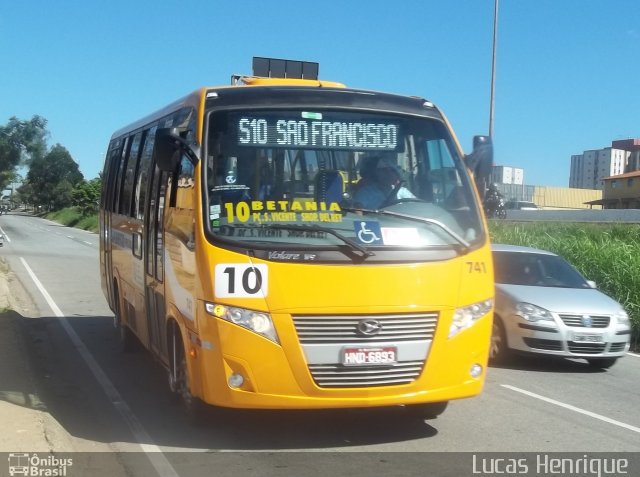 Transporte Suplementar de Belo Horizonte 741 na cidade de Belo Horizonte, Minas Gerais, Brasil, por Lucas Henrique . Número da foto: #1084360.