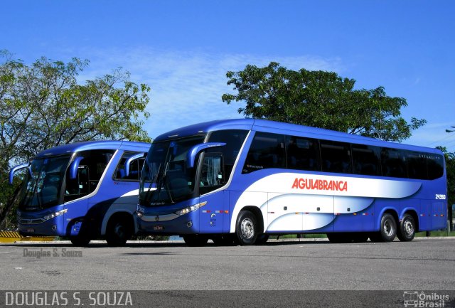 Viação Águia Branca 24350 na cidade de Vitória, Espírito Santo, Brasil, por Douglas Kalladim. ID da foto: 1083496.