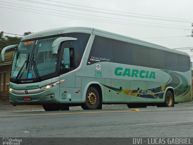 Viação Garcia 7696 na cidade de Imbaú, Paraná, Brasil, por Lucas Gabriel. Número da foto: #1085133.