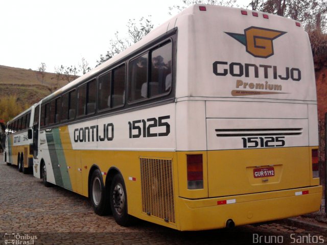 Empresa Gontijo de Transportes 15125 na cidade de João Monlevade, Minas Gerais, Brasil, por Bruno Santos. ID da foto: 1085028.