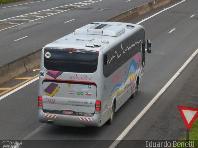 Kopereck Turismo 790 na cidade de Marília, São Paulo, Brasil, por Eduardo Benetti . Número da foto: #1085596.