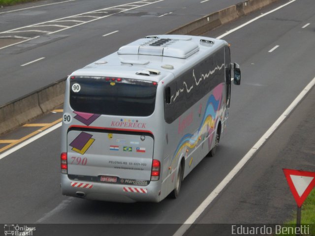 Kopereck Turismo 790 na cidade de Marília, São Paulo, Brasil, por Eduardo Benetti . ID da foto: 1085596.