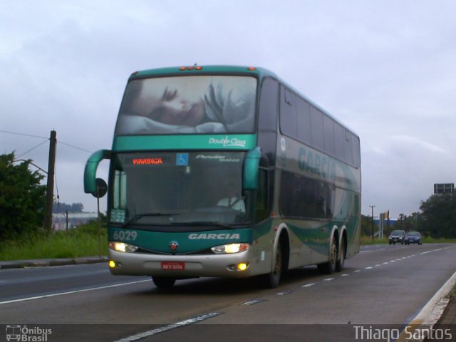 Viação Garcia 6029 na cidade de Campinas, São Paulo, Brasil, por Thiago Santos. ID da foto: 1086542.