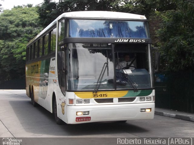 Empresa Gontijo de Transportes 15415 na cidade de São Paulo, São Paulo, Brasil, por Roberto Teixeira. ID da foto: 1085887.