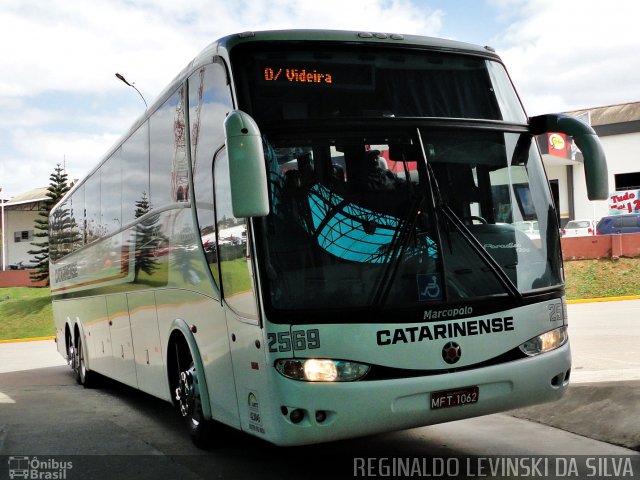 Auto Viação Catarinense 2569 na cidade de Rio do Sul, Santa Catarina, Brasil, por Reginaldo Levinski da Silva. Número da foto: #1084951.