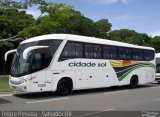Viação Cidade Sol 5360 na cidade de Salvador, Bahia, Brasil, por Felipe Pessoa de Albuquerque. Número da foto: #:id.