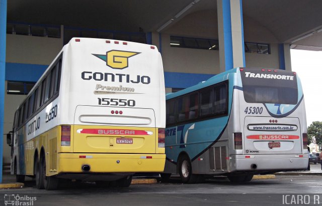 Empresa Gontijo de Transportes 15550 na cidade de Montes Claros, Minas Gerais, Brasil, por Icaro Ricardo Quadros Evangelista. ID da foto: 1087496.