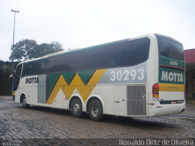 Viação Motta 30293 na cidade de Limeira, São Paulo, Brasil, por Ronaldo Diniz de Oliveira. Número da foto: #1086926.