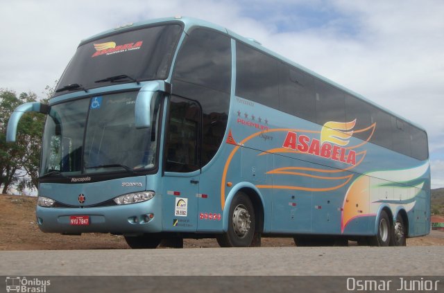 Asabela Transportes e Turismo 040 na cidade de Seabra, Bahia, Brasil, por Osmar Junior. ID da foto: 1089548.