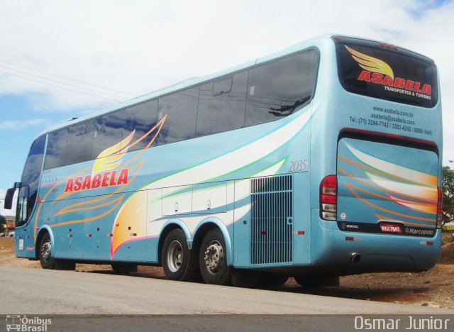 Asabela Transportes e Turismo 040 na cidade de Seabra, Bahia, Brasil, por Osmar Junior. ID da foto: 1090042.