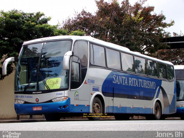 VSR - Viação Santa Rita 51060 na cidade de Belo Horizonte, Minas Gerais, Brasil, por Jones Bh. ID da foto: 1088681.