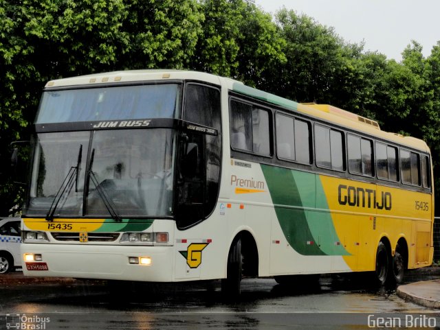 Empresa Gontijo de Transportes 15435 na cidade de Uberaba, Minas Gerais, Brasil, por Gean Brito. ID da foto: 1093283.