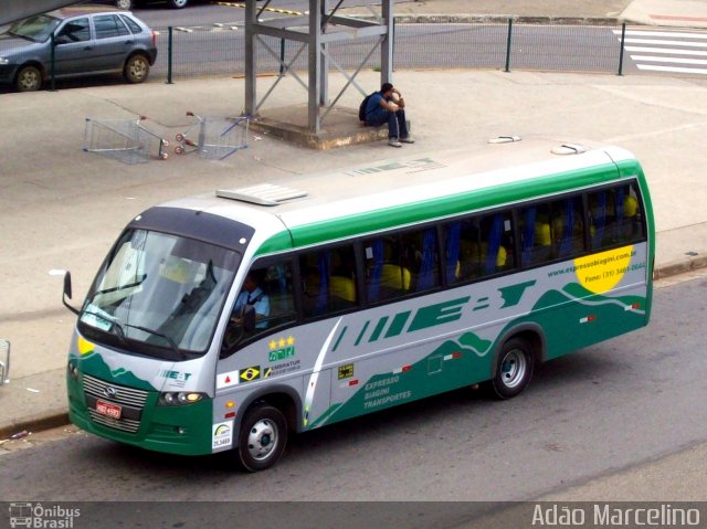 EBT - Expresso Biagini Transportes 4593 na cidade de Belo Horizonte, Minas Gerais, Brasil, por Adão Raimundo Marcelino. ID da foto: 1093645.