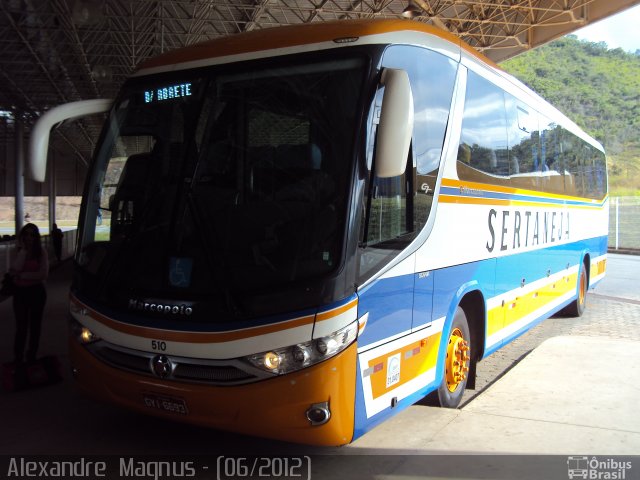 Viação Sertaneja 510 na cidade de Pará de Minas, Minas Gerais, Brasil, por Alexandre  Magnus. Número da foto: #1093331.