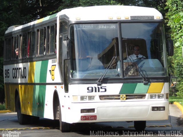 Empresa Gontijo de Transportes 9115 na cidade de São Paulo, São Paulo, Brasil, por Matthaeus Johnnattan Avelino. ID da foto: 1093085.