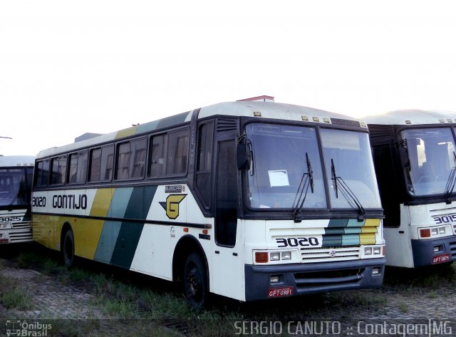 Empresa Gontijo de Transportes 3020 na cidade de Contagem, Minas Gerais, Brasil, por Sérgio Augusto Braga Canuto. ID da foto: 1095499.