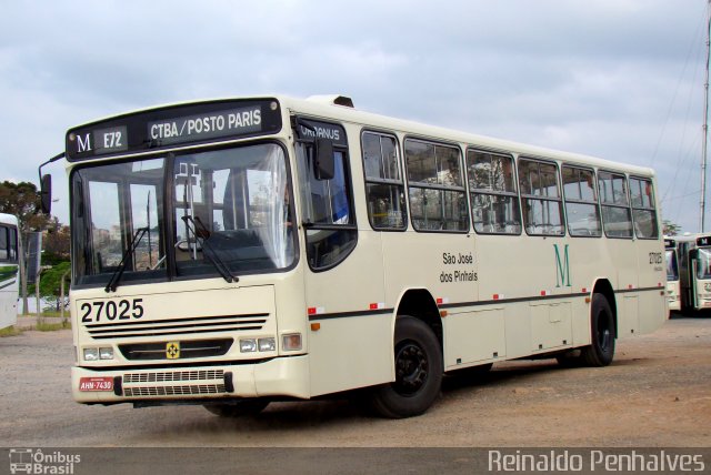 Viação Graciosa 27025 na cidade de Curitiba, Paraná, Brasil, por Reinaldo Penha. Número da foto: #1095079.