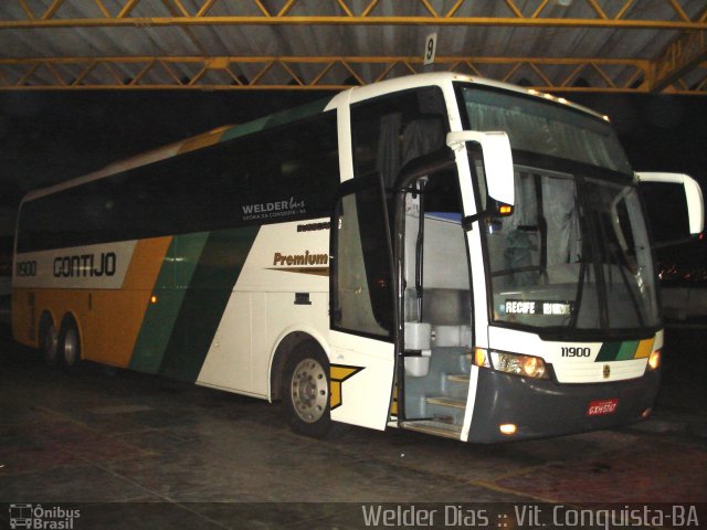 Empresa Gontijo de Transportes 11900 na cidade de Vitória da Conquista, Bahia, Brasil, por Welder Dias. Número da foto: #1094643.