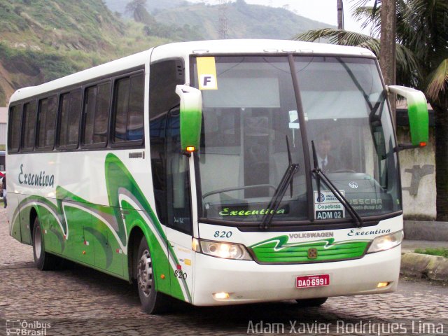 Executiva Transportes e Turismo 820 na cidade de Cubatão, São Paulo, Brasil, por Adam Xavier Rodrigues Lima. Número da foto: #1095904.