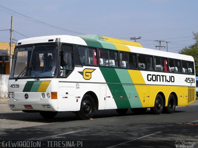 Empresa Gontijo de Transportes 4531 na cidade de Teresina, Piauí, Brasil, por Clemilton Rodrigues . Número da foto: #1094814.