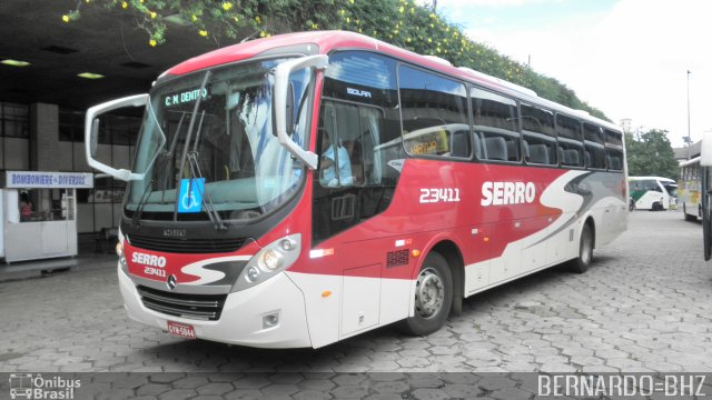 Viação Serro 23411 na cidade de Belo Horizonte, Minas Gerais, Brasil, por Bernardo Jose  Vivas de Faria. Número da foto: #1097058.