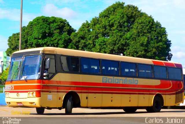 Auto Viação Goianésia 120003-3 na cidade de Goiânia, Goiás, Brasil, por Carlos Júnior. Número da foto: #1096960.