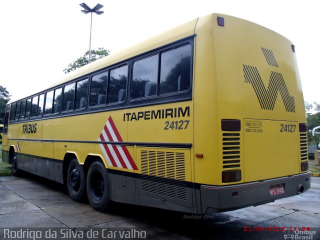 Viação Itapemirim 24127 na cidade de São Paulo, São Paulo, Brasil, por Rodrigo S. G Busólogo do Brasil. ID da foto: 1096287.