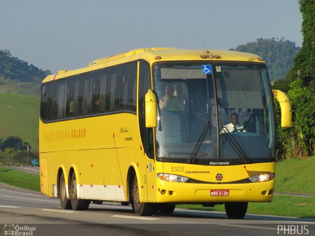 Viação Itapemirim 5505 na cidade de Tanguá, Rio de Janeiro, Brasil, por Paulo Henrique. Número da foto: #1097954.