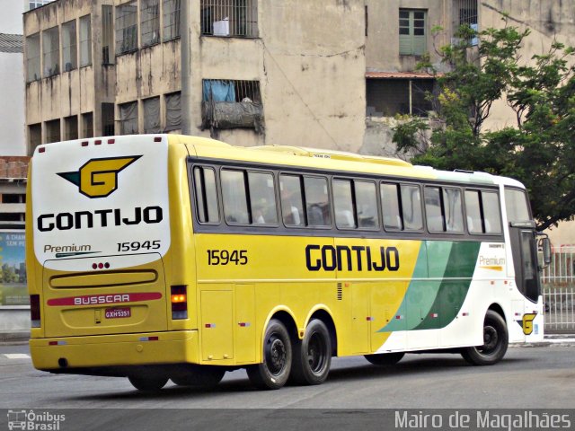 Empresa Gontijo de Transportes 15945 na cidade de Belo Horizonte, Minas Gerais, Brasil, por Mairo de Magalhães. ID da foto: 1099152.