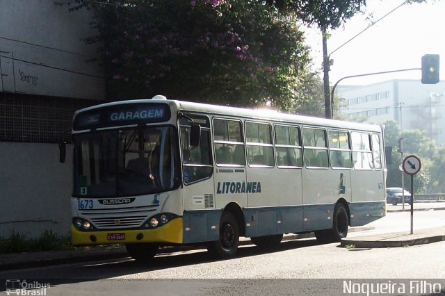 Litorânea Transportes Coletivos 1673 na cidade de São Paulo, São Paulo, Brasil, por Edson Nogueira Filho. Número da foto: #1098318.