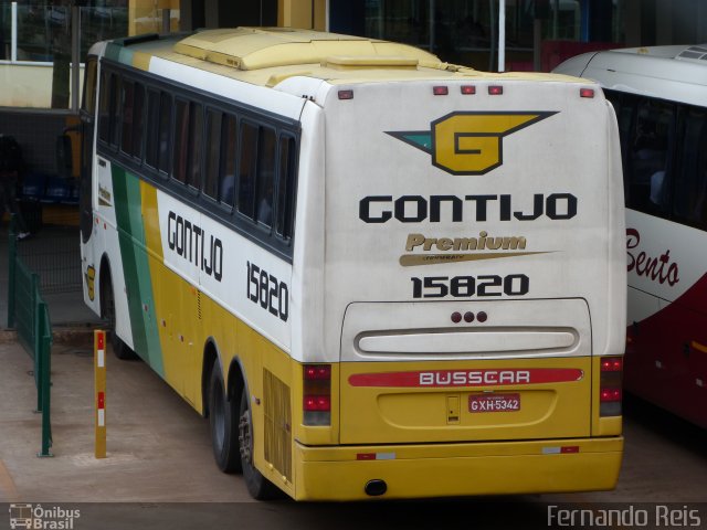 Empresa Gontijo de Transportes 15820 na cidade de Ribeirão Preto, São Paulo, Brasil, por Fernando Reis. Número da foto: #1099397.