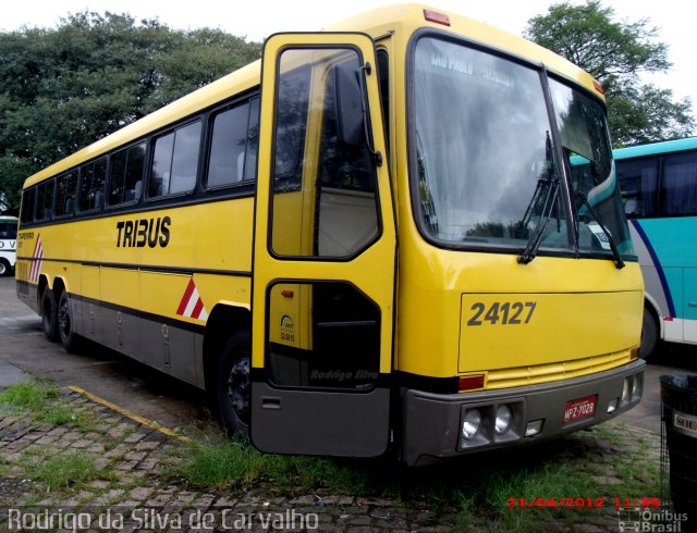 Viação Itapemirim 24127 na cidade de São Paulo, São Paulo, Brasil, por Rodrigo S. G Busólogo do Brasil. Número da foto: #1099479.