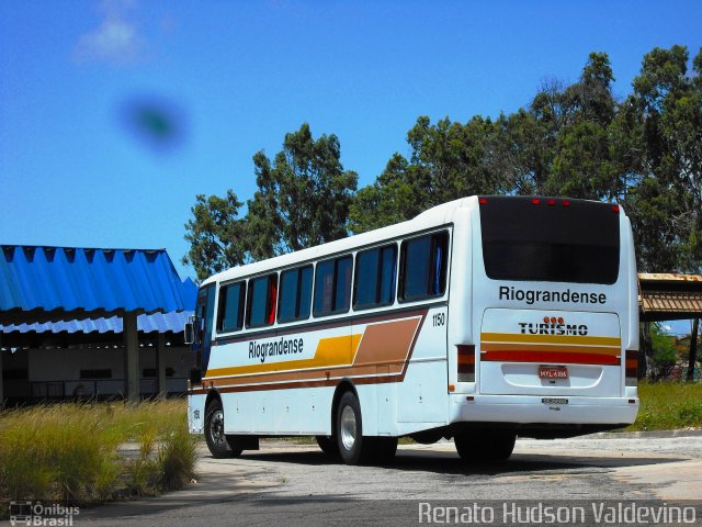 Viação Riograndense 1150 na cidade de Natal, Rio Grande do Norte, Brasil, por Renato Hudson Valdevino. Número da foto: #1099774.