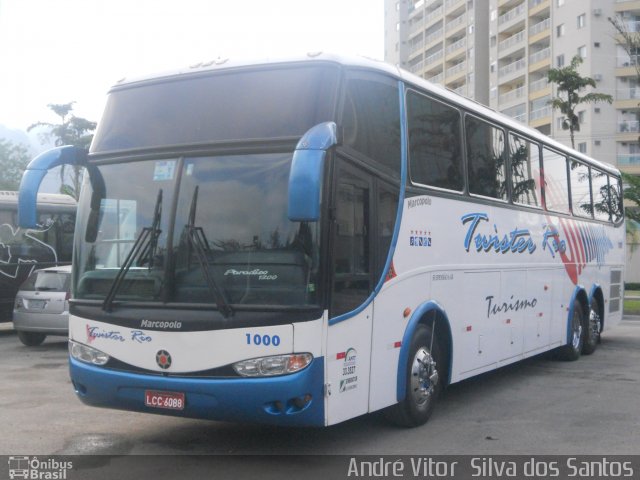 Twister Rio Transporte e Turismo 1000 na cidade de Rio de Janeiro, Rio de Janeiro, Brasil, por André Vitor  Silva dos Santos. Número da foto: #1099050.
