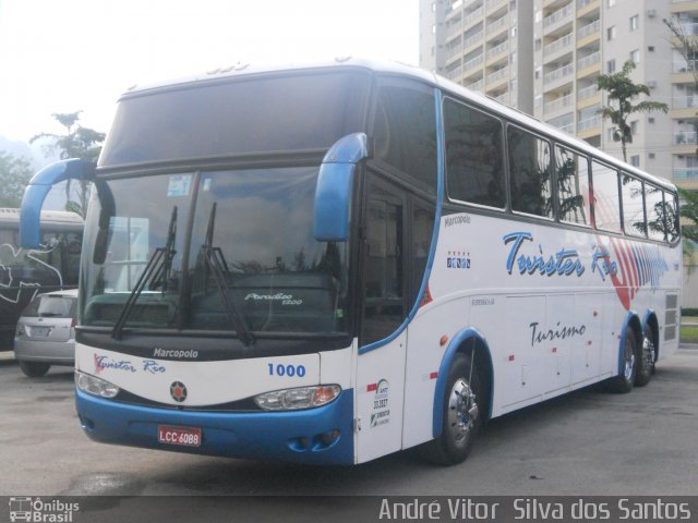 Twister Rio Transporte e Turismo 1000 na cidade de Rio de Janeiro, Rio de Janeiro, Brasil, por André Vitor  Silva dos Santos. ID da foto: 1099050.