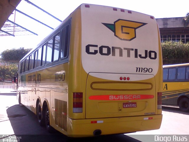 Empresa Gontijo de Transportes 11190 na cidade de Belo Horizonte, Minas Gerais, Brasil, por Diogo Ruas. Número da foto: #1100894.