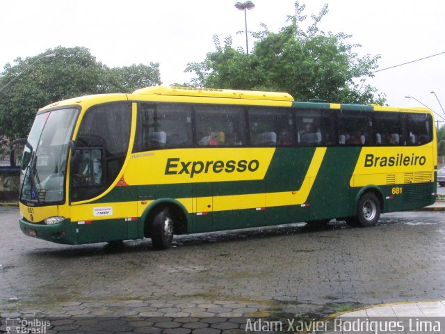 Expresso Brasileiro 681 na cidade de Cubatão, São Paulo, Brasil, por Adam Xavier Rodrigues Lima. ID da foto: 1100770.