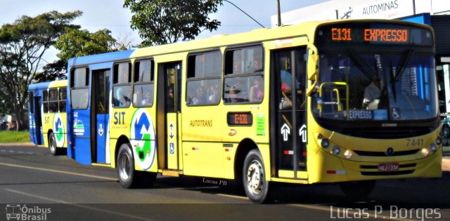 Autotrans Transportes Urbanos e Rodoviários 7441 na cidade de Uberlândia, Minas Gerais, Brasil, por Lucas Borges . Número da foto: #1101916.