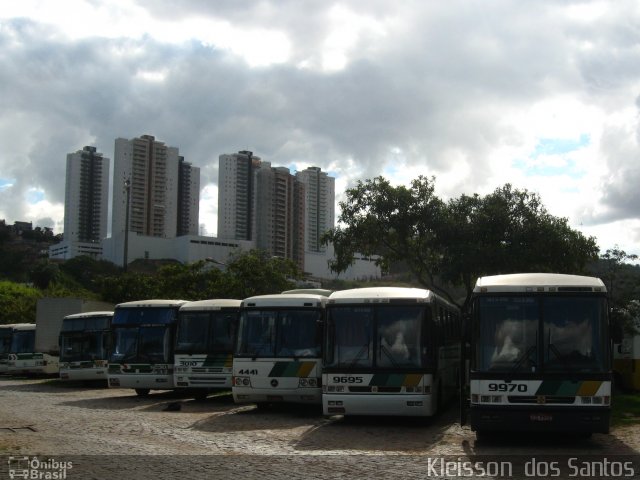 Empresa Gontijo de Transportes 9945 na cidade de Belo Horizonte, Minas Gerais, Brasil, por Kleisson  dos Santos. ID da foto: 1100631.