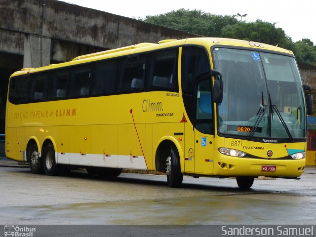 Viação Itapemirim 8871 na cidade de Curitiba, Paraná, Brasil, por Sanderson Samuel. Número da foto: #1101902.