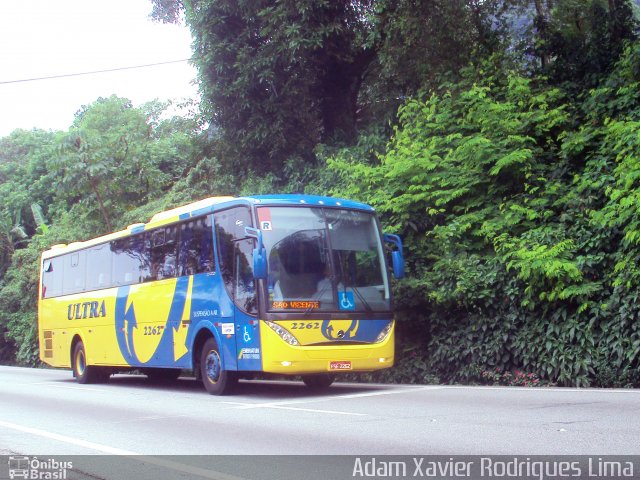 Viação Ultra 2262 na cidade de Cubatão, São Paulo, Brasil, por Adam Xavier Rodrigues Lima. ID da foto: 1100760.