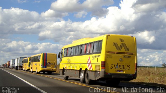 Viação Itapemirim 40361 na cidade de Vitória da Conquista, Bahia, Brasil, por Cleber Bus. ID da foto: 1102036.