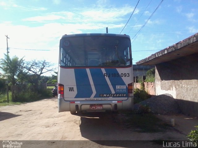 Viação Mauá RJ 185.093 na cidade de Itaboraí, Rio de Janeiro, Brasil, por Lucas Lima. Número da foto: #1101443.