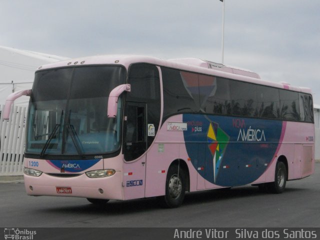 Nova América Turismo 1200 na cidade de Rio de Janeiro, Rio de Janeiro, Brasil, por André Vitor  Silva dos Santos. Número da foto: #1100508.