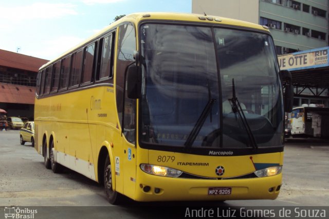 Viação Itapemirim 8079 na cidade de Rio de Janeiro, Rio de Janeiro, Brasil, por André Luiz Gomes de Souza. ID da foto: 1101842.