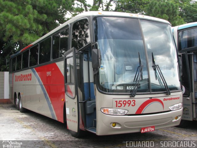 Viação Ouro Branco 15993 na cidade de São Paulo, São Paulo, Brasil, por EDUARDO - SOROCABUS. ID da foto: 1067809.