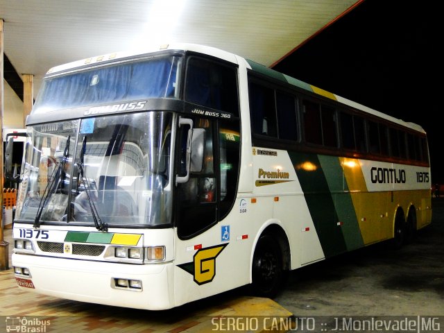 Empresa Gontijo de Transportes 11375 na cidade de João Monlevade, Minas Gerais, Brasil, por Sérgio Augusto Braga Canuto. ID da foto: 1069386.