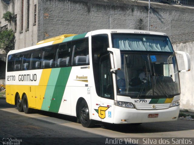 Empresa Gontijo de Transportes 12770 na cidade de Rio de Janeiro, Rio de Janeiro, Brasil, por André Vitor  Silva dos Santos. Número da foto: #1069027.