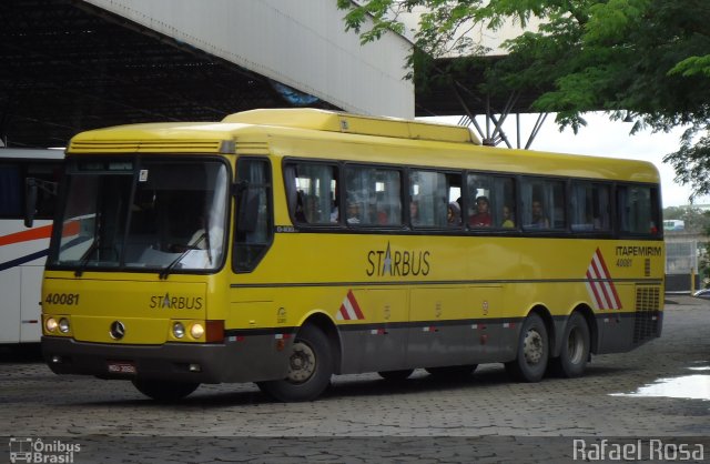 Viação Itapemirim 40081 na cidade de Vitória, Espírito Santo, Brasil, por Rafael Rosa. ID da foto: 1068657.