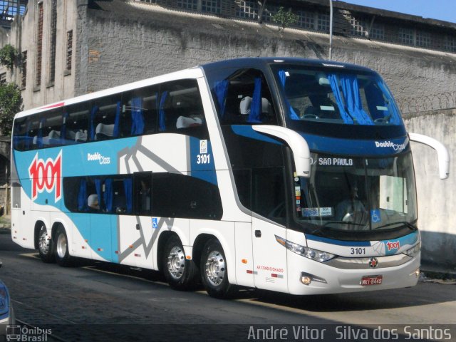 Auto Viação 1001 3101 na cidade de Rio de Janeiro, Rio de Janeiro, Brasil, por André Vitor  Silva dos Santos. Número da foto: #1069004.